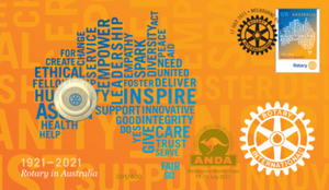 2021 $1 Melbourne ANDA Centenary of Rotary PNC