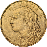 Switzerland 1922 B 10 Francs UNC