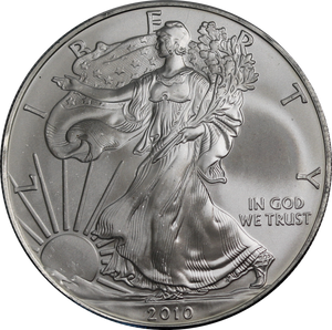 USA 2010 1oz Silver Eagle Coin