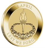 Anzac Day 2023 $1 Coin in Card