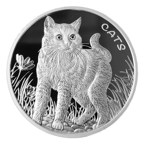 2021 Cats 1oz Silver Coin