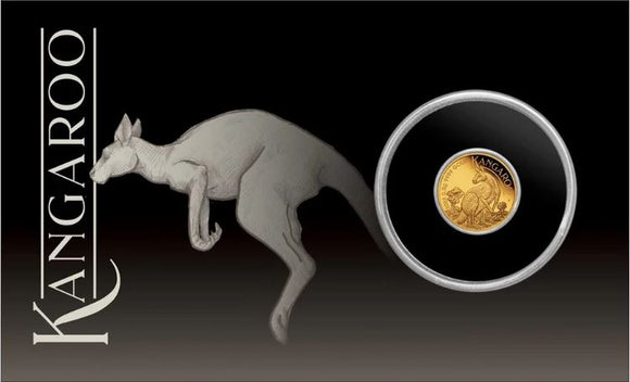 2023 Mini Roo 0.5g Gold Proof Coin in Card