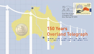 2022 150 Years: Overland Telegraph 50c PNC (RAM)