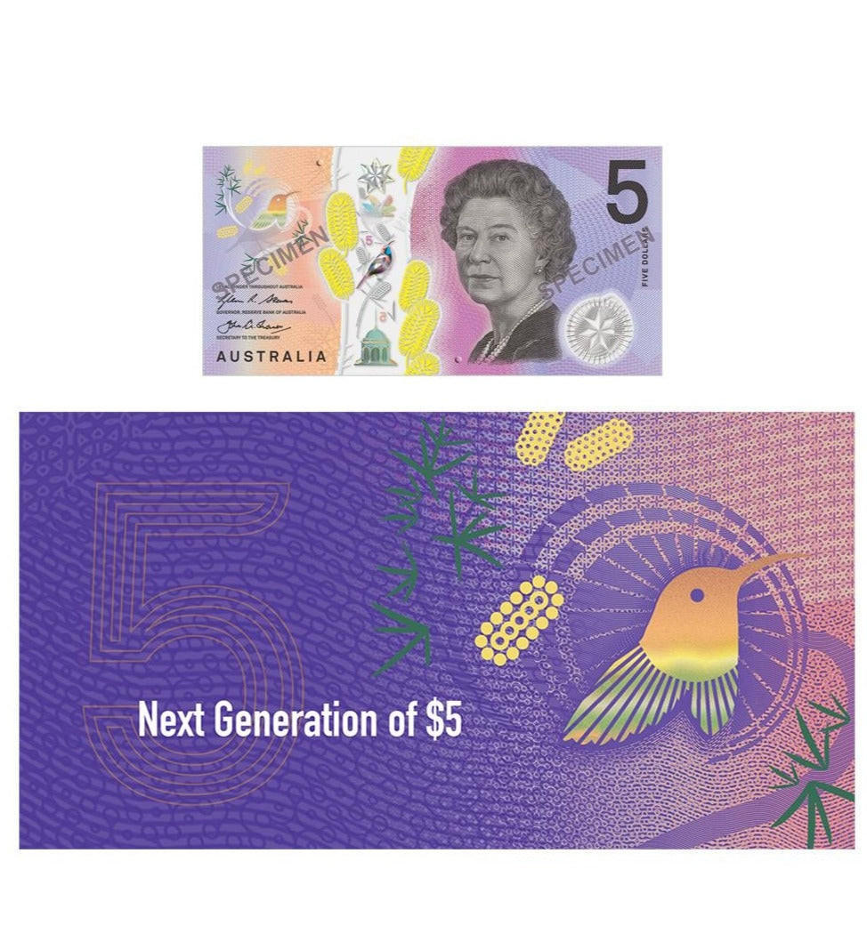 2016 Next Generation $5 Banknote Folder – Thompsons Coins