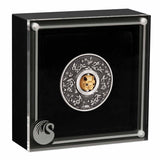 2023 Year of the Rabbit Rotating Charm 1oz Silver Antiqued Coin