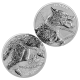 2022 Germania Mint Fenrir 1oz Silver 2 Coin Set w/ Dual Capsule