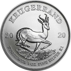 2020 South Africa 1oz Silver Krugerrand Coin