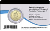 2022 75th Anniversary of Peacekeeping $2 Coin in Card