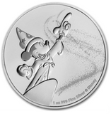 2019 Mickey Mouse - Fantasia 1oz Silver Coin