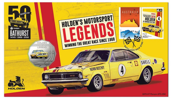 2018 Holden Motorsport Legends 1970 HT Monaro GTS 350 50c PNC