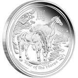 2014 Lunar Year of the Horse 1oz Silver Proof Coin