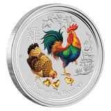 2017 25c 1/4oz Silver Year of the Rooster Melbourne ANDA Coin