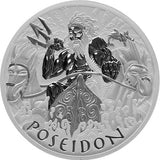 2021 Gods of Olympus Poseidon 1oz Silver Coin