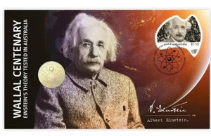 2022 Wallal Centenary Australia Tests Einstein's Theory $1 PNC