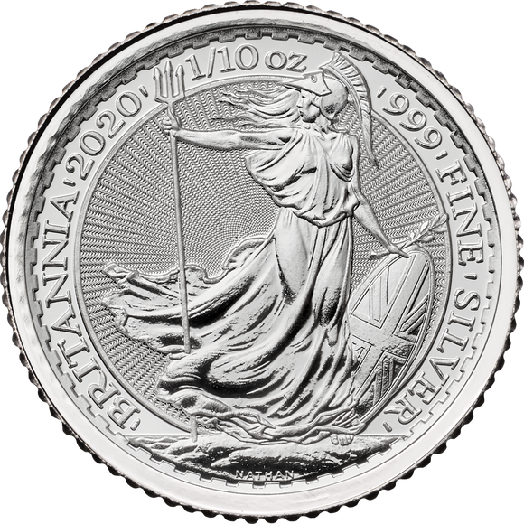 GB 2020 Britannia 1/10oz Silver Coin