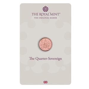 GB 2022 Gold Quarter Sovereign Coin