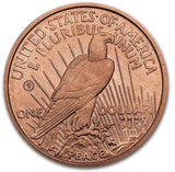 USA Peace Dollar 1oz Copper Round